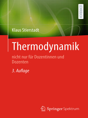 cover image of Thermodynamik